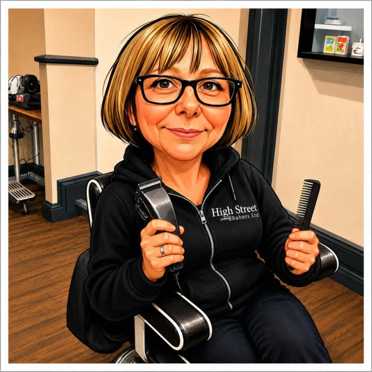 Lorna at High Street Barbers